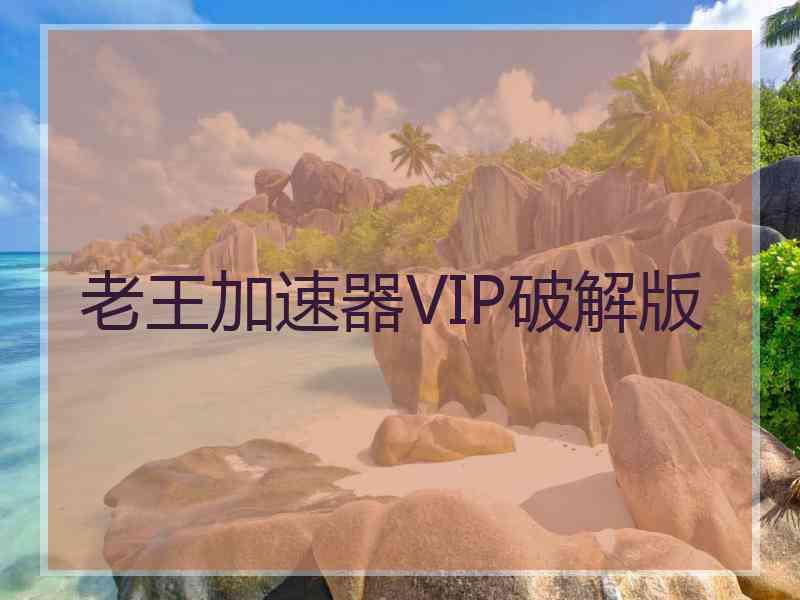 老王加速器VIP破解版