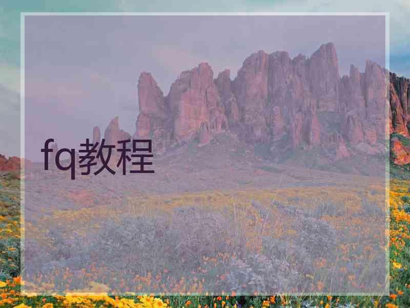 fq教程