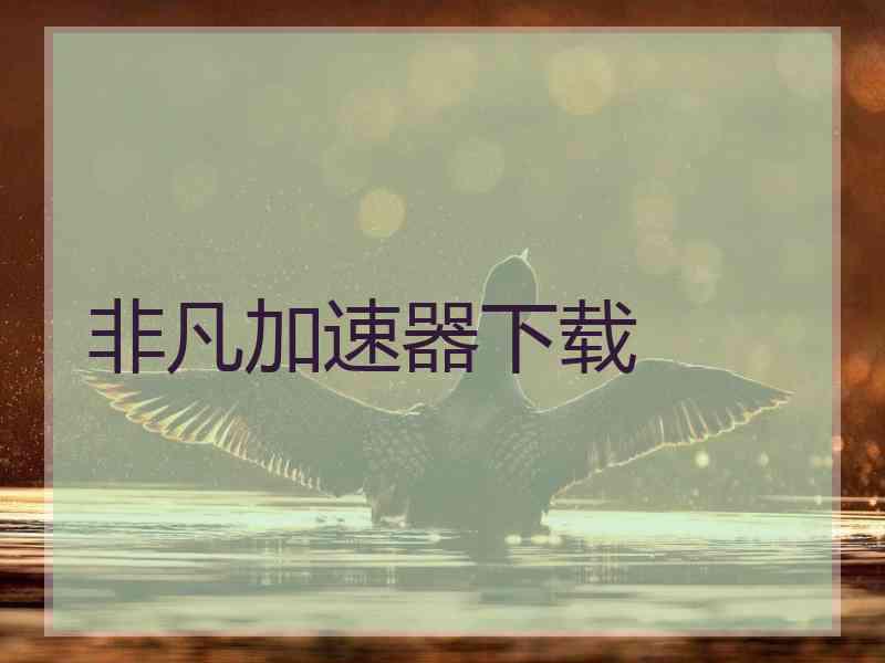 非凡加速器下载