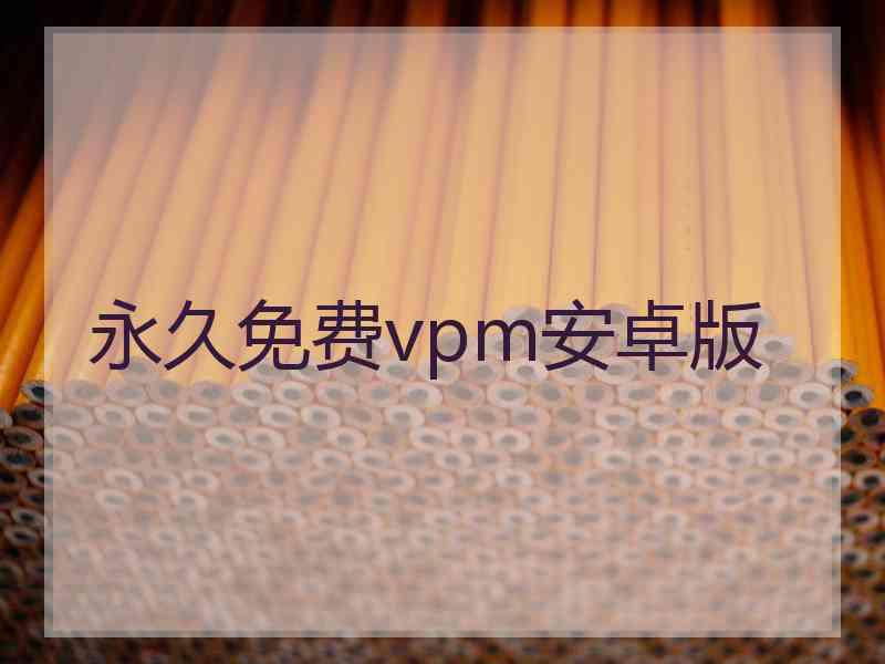 永久免费vpm安卓版