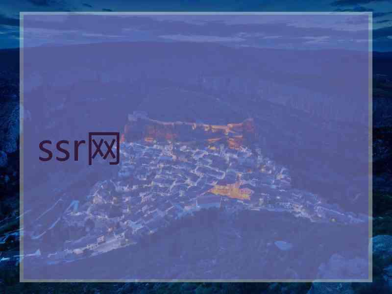 ssr网