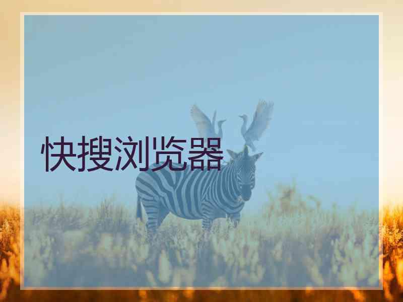 快搜浏览器