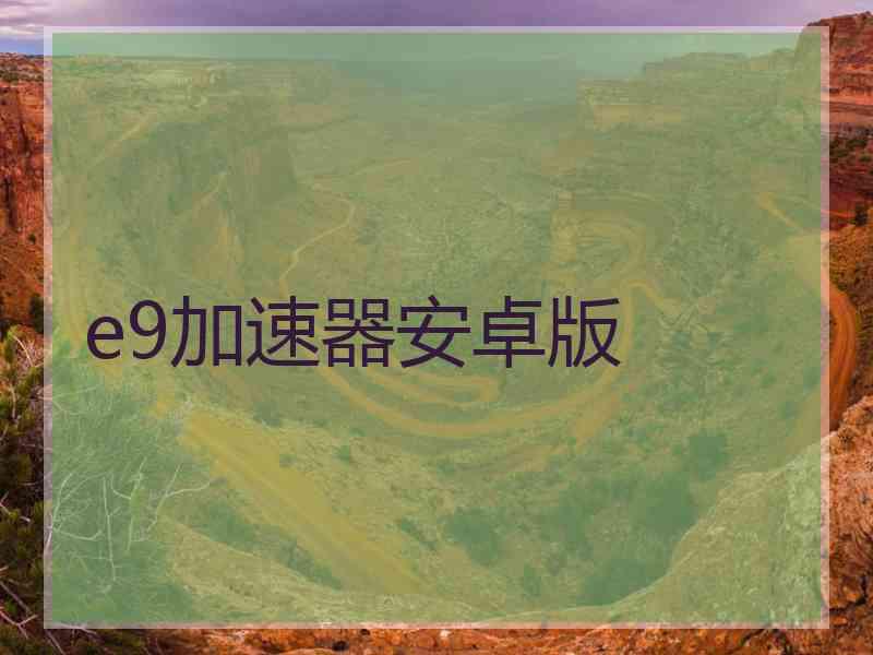e9加速器安卓版