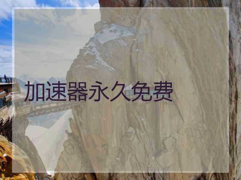 加速器永久免费